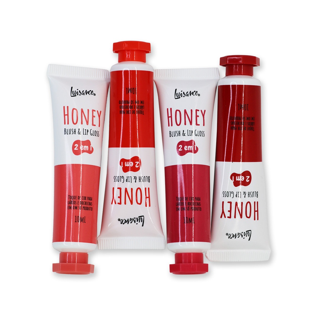 Blush Líquido e Lip Gloss Honey 2 em 1 Luisance - Cor 04 - Atacadão das  Maquiagens Atacadão das Maquiagens